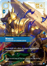 Nasus - Guardian of Knowledge (Overnumbered) - Riftbound: League of Legends TCG