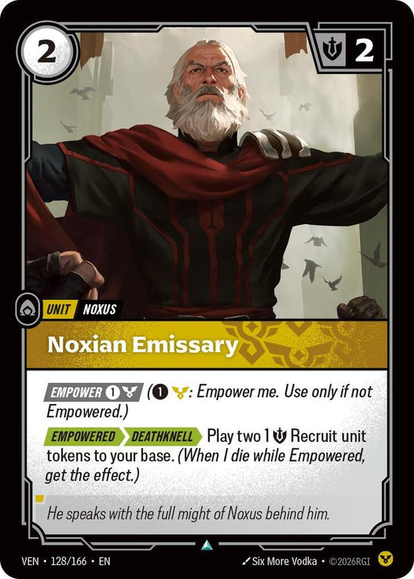 Noxian Emissary (VEN 128/166) - Riftbound: League of Legends TCG