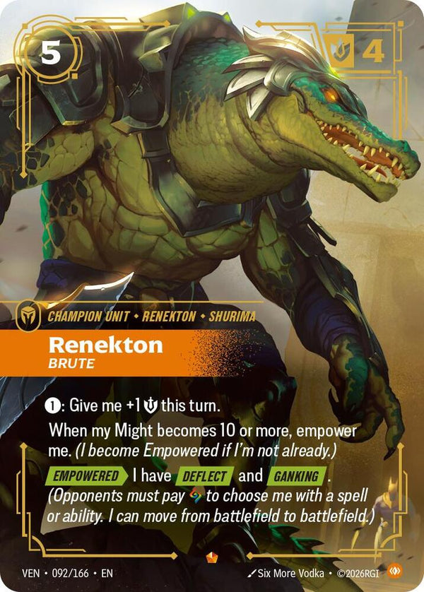 Renekton, Brute (VEN 092/166) - Riftbound: League of Legends TCG