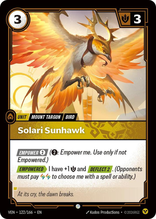 Solari Sunhawk - Riftbound: League of Legends TCG