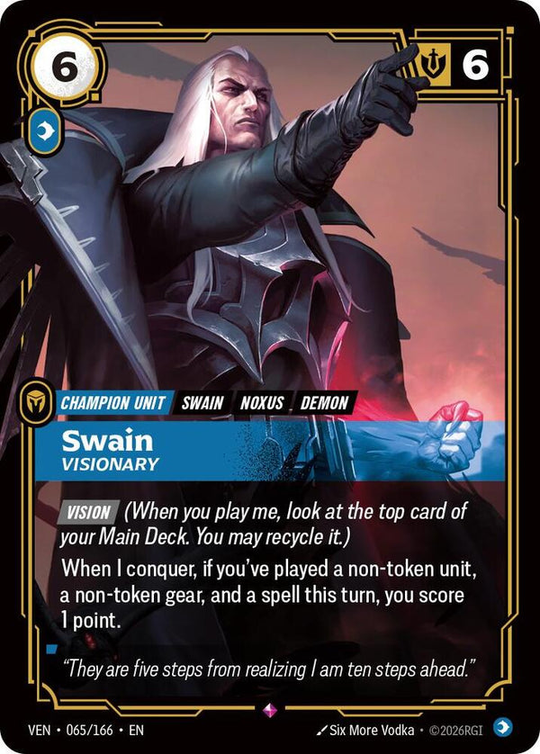 Swain, Visionary - Riftbound: League of Legends TCG