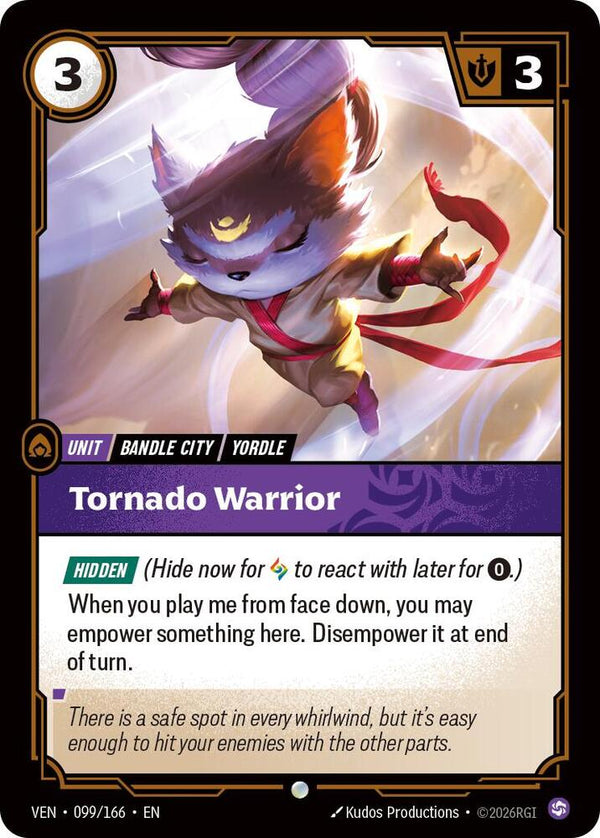 Tornado Warrior (VEN 099/166) - Riftbound: League of Legends TCG