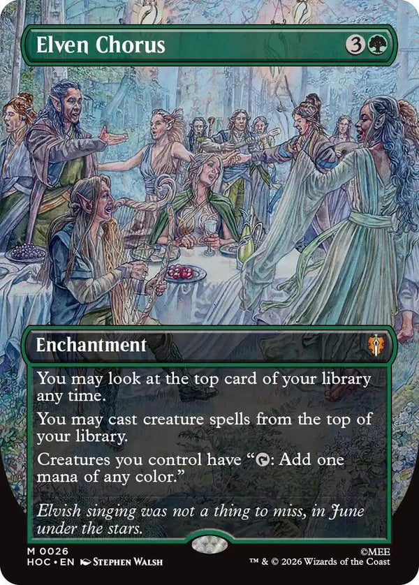 Elven Chorus (Borderless) - Magic: The Gathering
