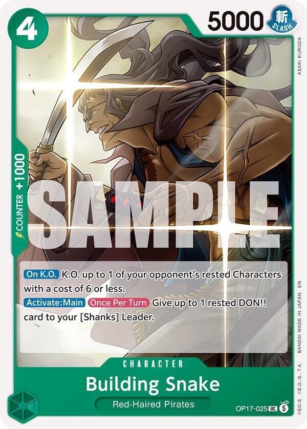 Building Snake - One Piece Card Game