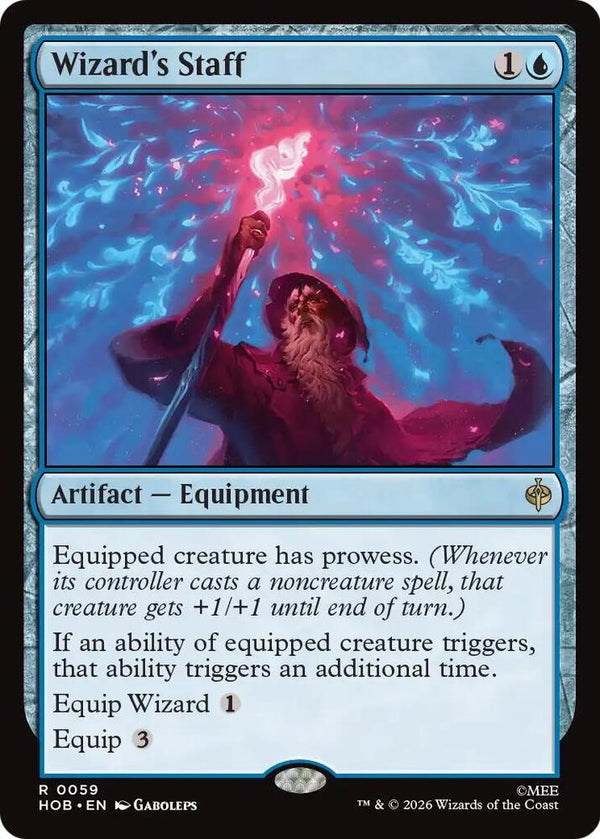 Wizard's Staff - Magic: The Gathering