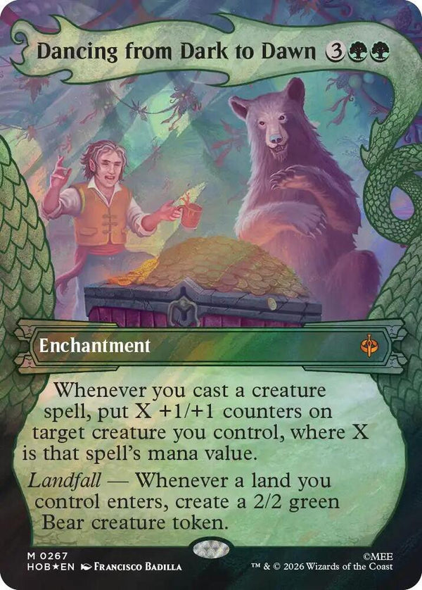 Dancing from Dark to Dawn (Showcase) (Surge Foil) - Magic: The Gathering