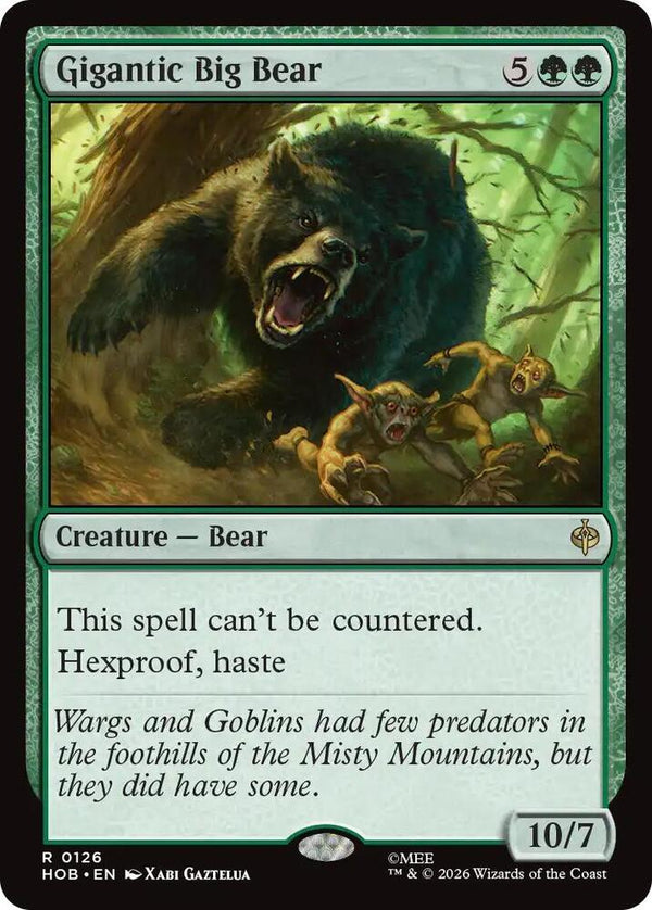 Gigantic Big Bear - Magic: The Gathering