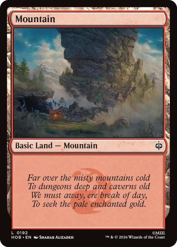 Mountain (0192) - Magic: The Gathering