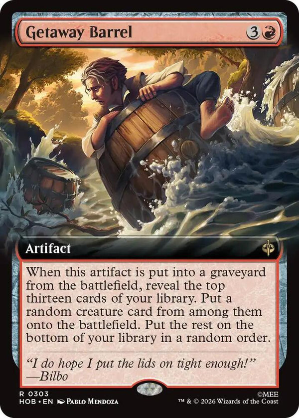 Getaway Barrel (Extended Art) - Magic: The Gathering