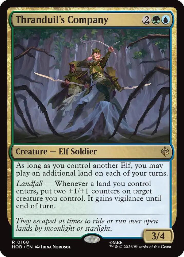 Thranduil's Company - Magic: The Gathering