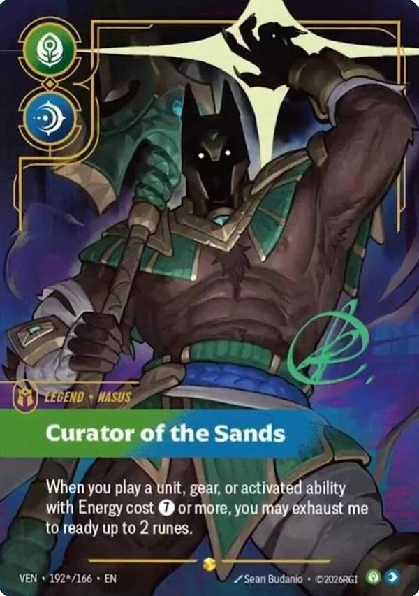 Nasus - Curator of the Sands (Signature) - Riftbound: League of Legends TCG