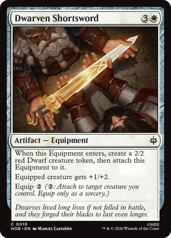 Dwarven Shortsword - Magic: The Gathering