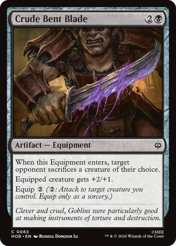 Crude Bent Blade - Magic: The Gathering