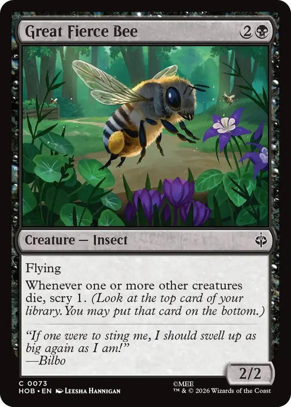 Great Fierce Bee - Magic: The Gathering