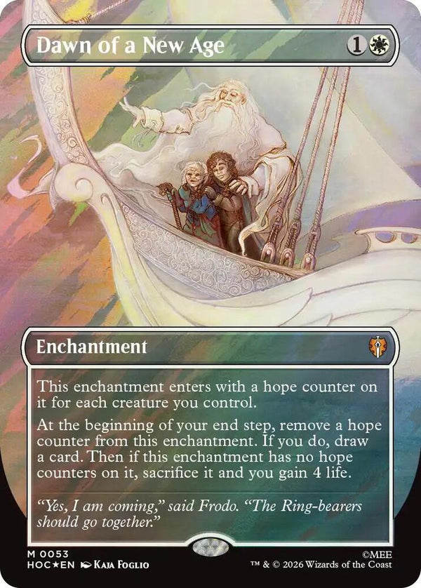 Dawn of a New Age (Borderless) (Surge Foil) - Magic: The Gathering