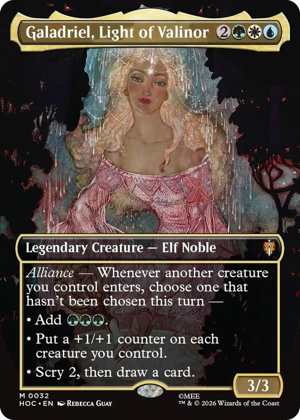 Galadriel, Light of Valinor (Borderless) - Magic: The Gathering