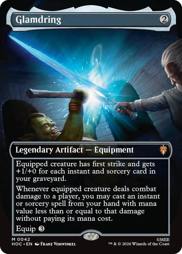 Glamdring (Borderless) - Magic: The Gathering