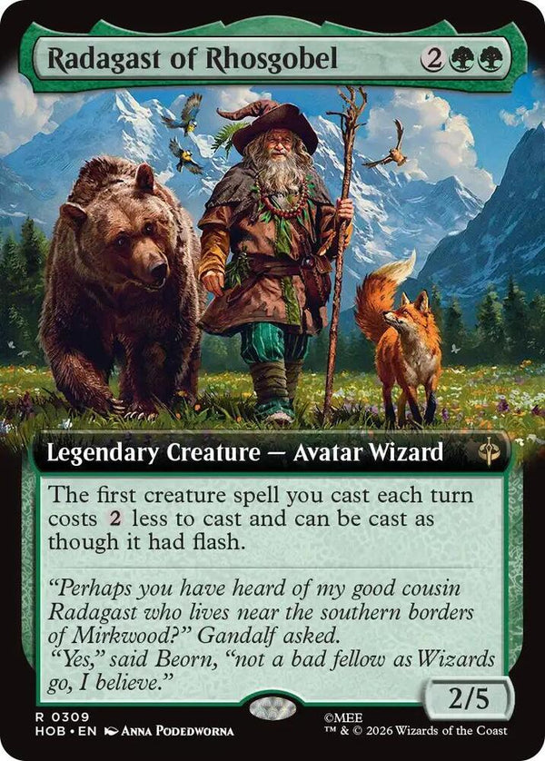 Radagast of Rhosgobel (Extended Art) - Magic: The Gathering