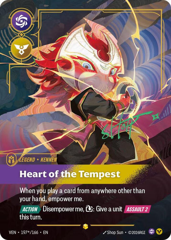 Kennen, Heart of the Tempest (Signature) - Riftbound: League of Legends TCG