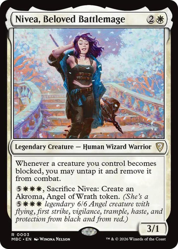 Nivea, Beloved Battlemage - Magic: The Gathering