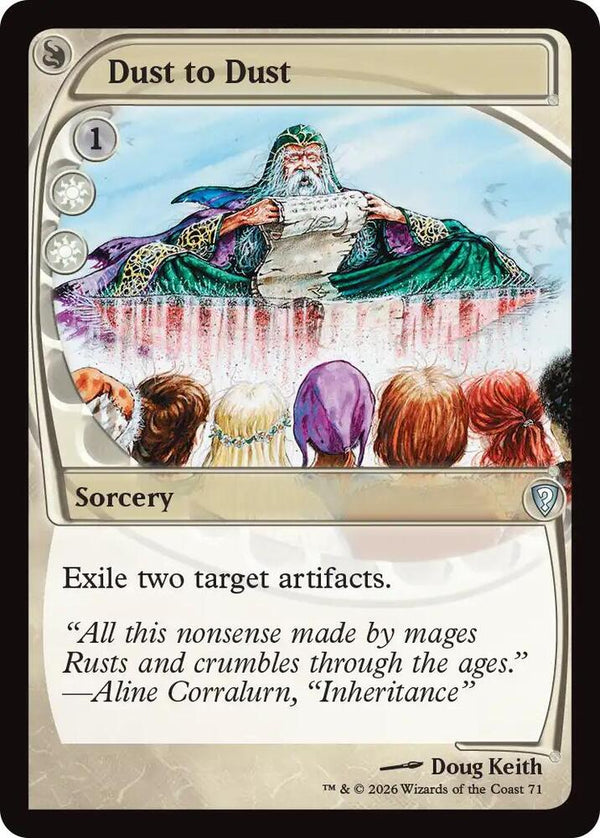 Dust to Dust (Future Sight) - Magic: The Gathering