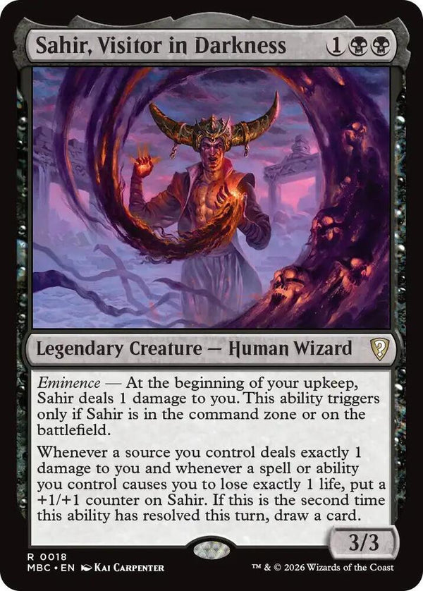 Sahir, Visitor in Darkness - Magic: The Gathering