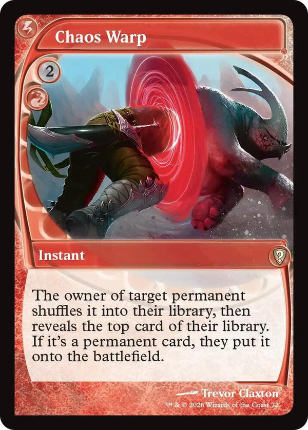 Chaos Warp (Future Sight) - Magic: The Gathering