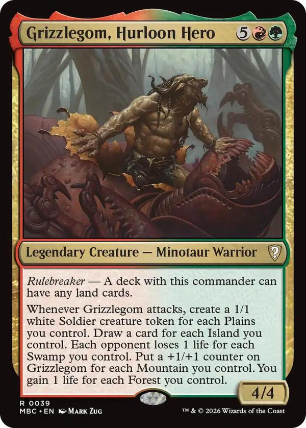Grizzlegom, Hurloon Hero - Magic: The Gathering