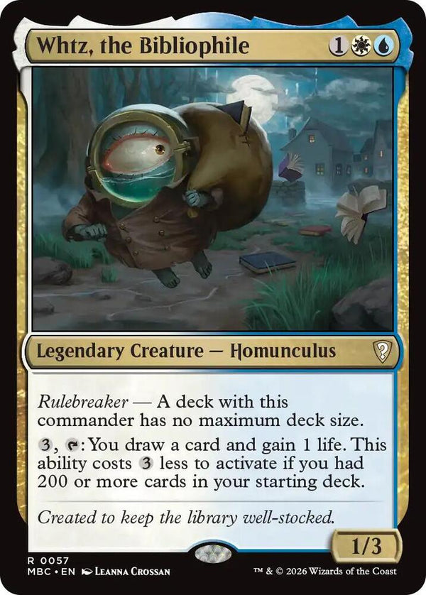 Whtz, the Bibliophile - Magic: The Gathering