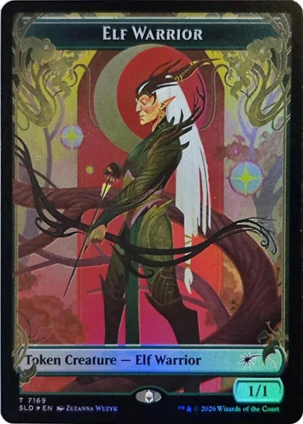 Elf Warrior Token (7169) - Magic: The Gathering