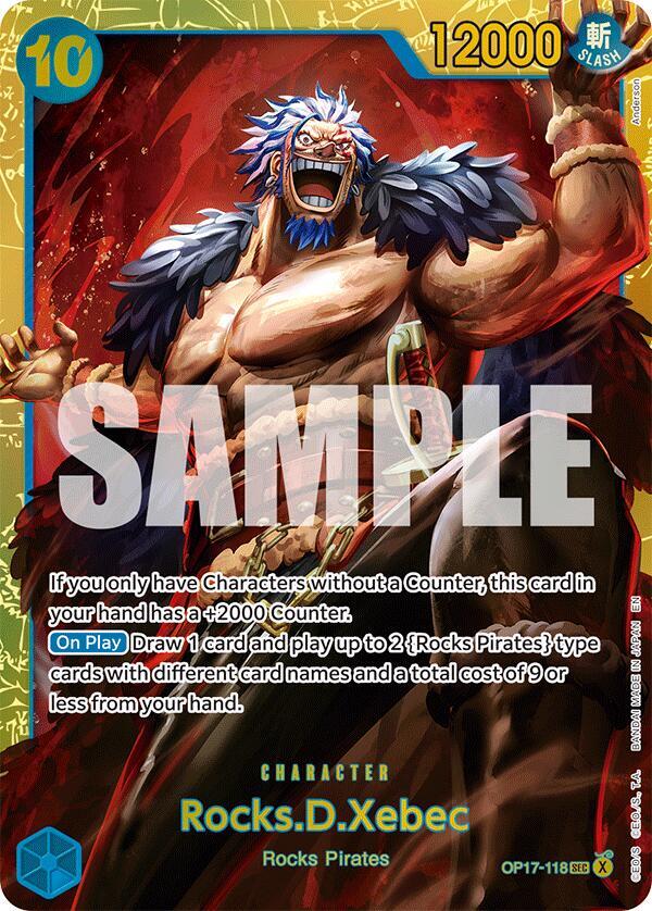Rocks.D.Xebec (118) - One Piece Card Game