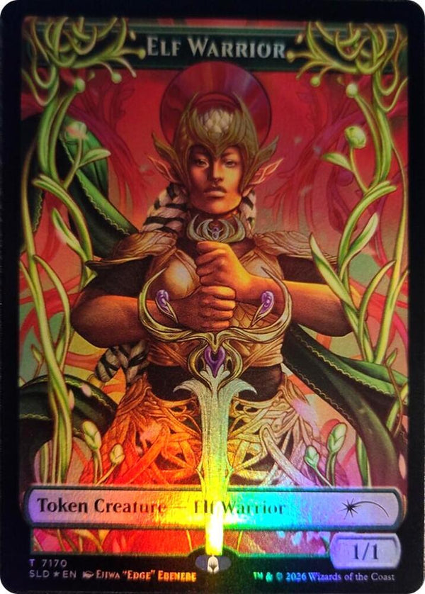 Elf Warrior Token (7170) - Magic: The Gathering