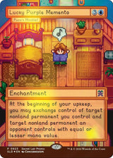Lucky Purple Memento - Puca's Mischief - Magic: The Gathering