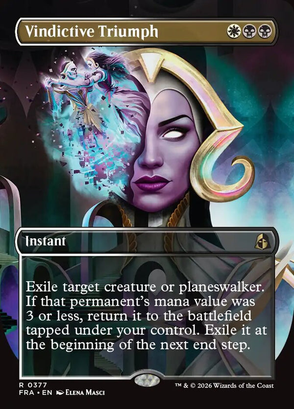 Vindictive Triumph (Borderless (FRA 377) - Magic: The Gathering