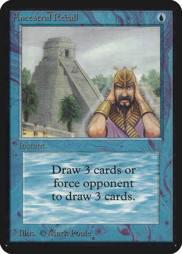 Ancestral Recall - Magic: The Gathering