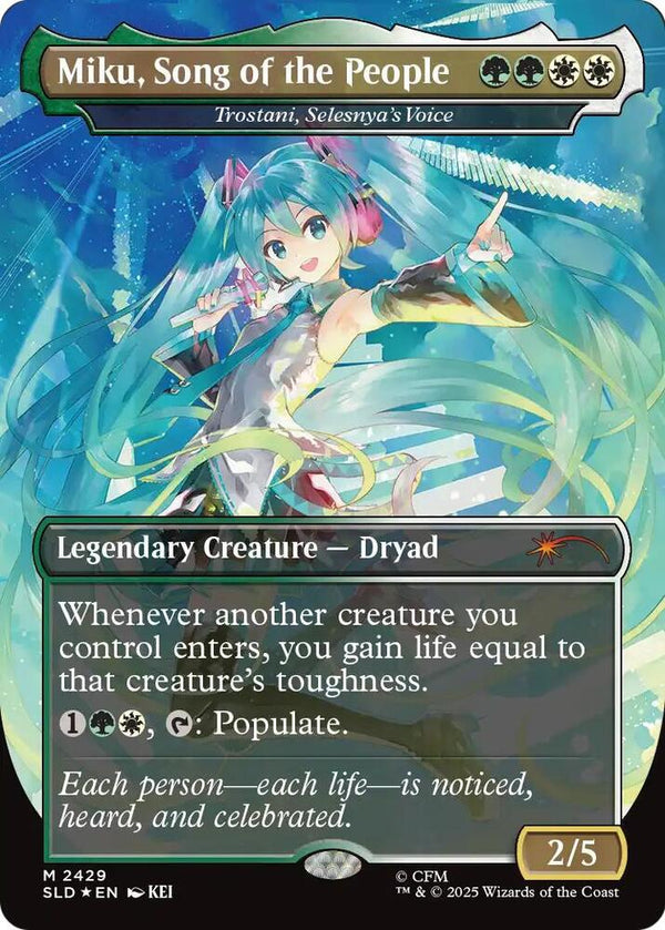 Miku, Song of the People - Trostani, Selesnya's Voice - Magic: The Gathering