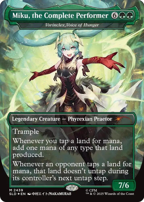 Miku, the Complete Performer - Vorinclex, Voice of Hunger - Magic: The Gathering