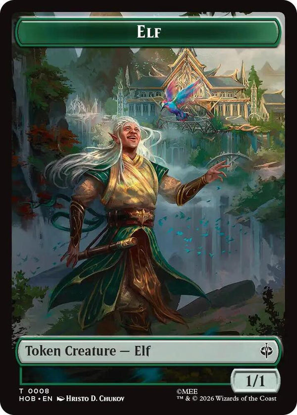 Elf // Dwarf Double-Sided Token - Magic: The Gathering