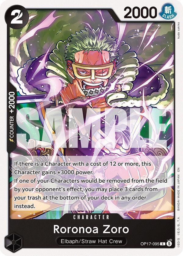 Roronoa Zoro (095) - One Piece Card Game