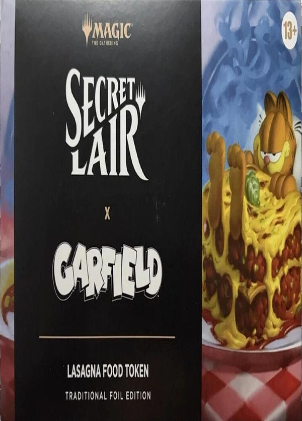 Secret Lair Drop: Secret Lair x Garfield - Lasagna Food Token - Traditional Foil Edition - Magic: The Gathering