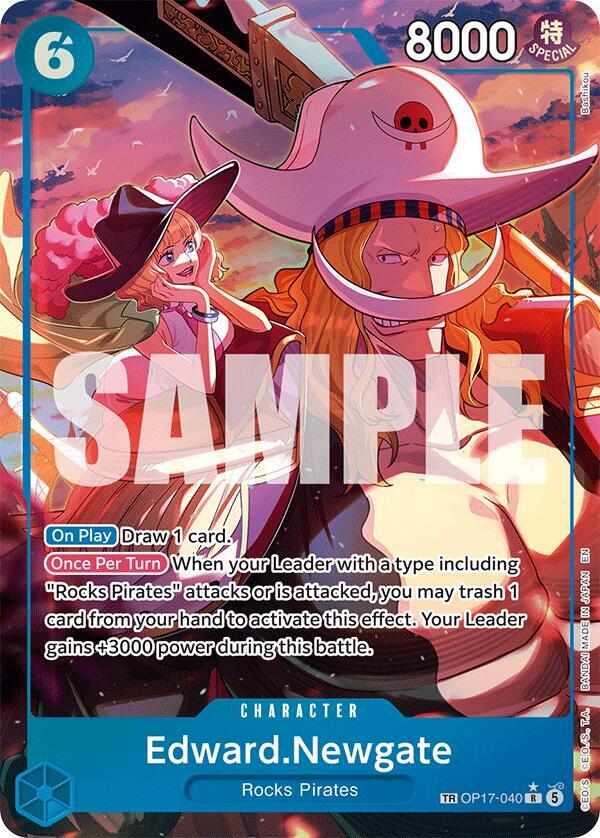 Edward.Newgate (040) (TR) - One Piece Card Game
