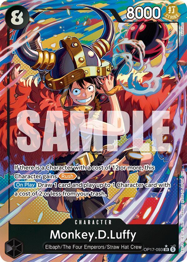 Monkey.D.Luffy (093) (Alternate Art) - One Piece Card Game