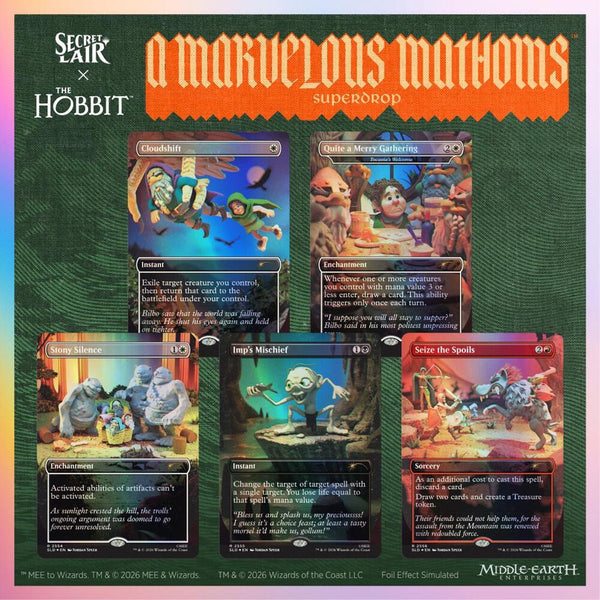 Secret Lair Drop: Secret Lair x The Hobbit: Over the Edge of the Wild - Traditional Foil Edition - Magic: The Gathering