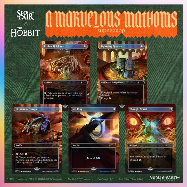 Secret Lair Drop: Secret Lair x The Hobbit: Smaug's Spoils - Traditional Foil Edition - Magic: The Gathering