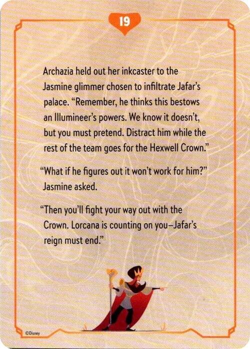 Reign of Jafar Lore Card (19 of 19) - Disney Lorcana