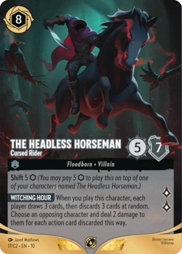 The Headless Horseman - Cursed Rider - Disney Lorcana