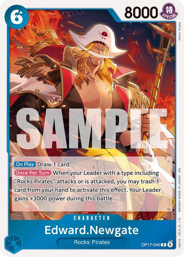 Edward.Newgate (040) - One Piece Card Game