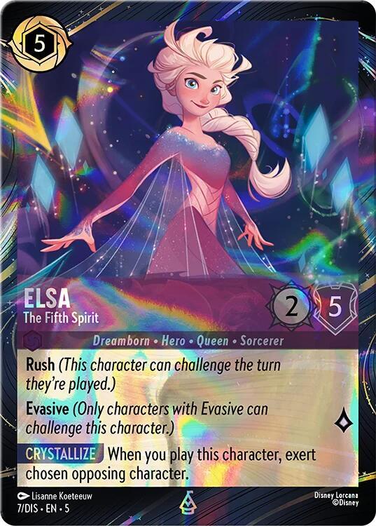 Elsa - The Fifth Spirit (Magical Places Promo) - Disney Lorcana