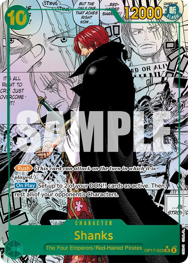 Shanks (022) (Manga) - One Piece Card Game