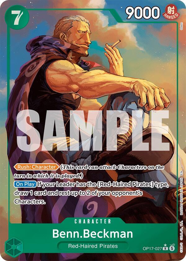 Benn.Beckman (Alternate Art) - One Piece Card Game